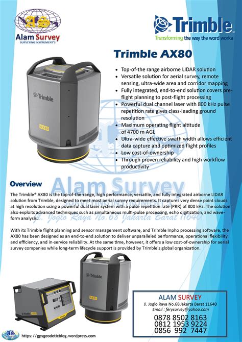 Note that you always specify. Trimble | ALAM SURVEY Jl,Almubarok II No 31 RT 14 RW 02 ...