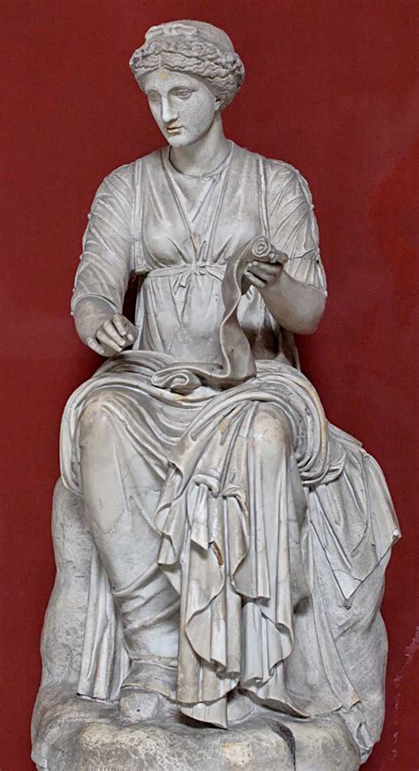 Clio Pio Clementino Inv 291 Hellenistic Art Greek Goddess Statue