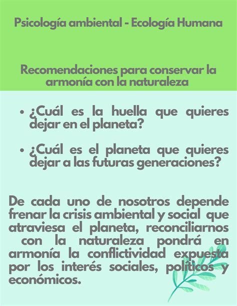 Psicología Ambiental Ecología Humana By Sandra Parra Issuu