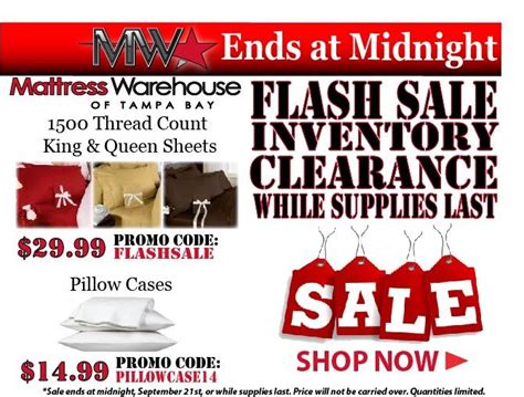 All mattress warehouse deals, discounts & sales for december 2020. Flash Sale | Mattress warehouse, Queen sheets, Marketing ...