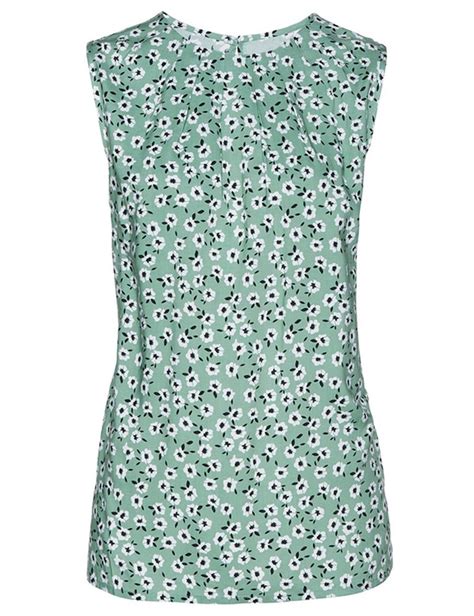 Urban Floral Pleated Front Top Ezibuy Nz