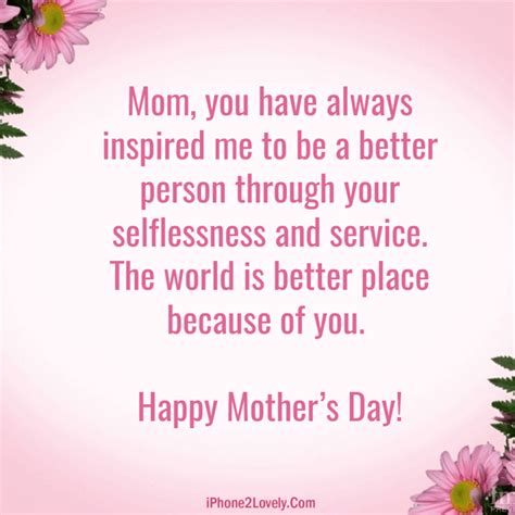 The holiday is celebrated worldwide as an international day. Happy Mother's Day 2021 Love Quotes, Wishes and Sayings