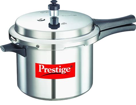 Prestige Popular Aluminium Pressure Cooker 5 Liters