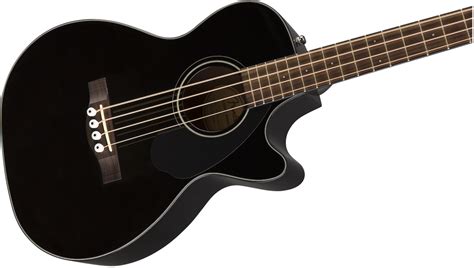 Fender Cb 60sce Black Solid Top Acoustic Electric Bass Pro Music