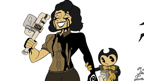 Drawing Audrey And Bendy Bendy And The Dark Revival Batdr YouTube