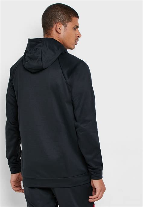 Buy Jordan Black Jordan 23 Alpha Therma Fleece Hoodie For Men In Mena