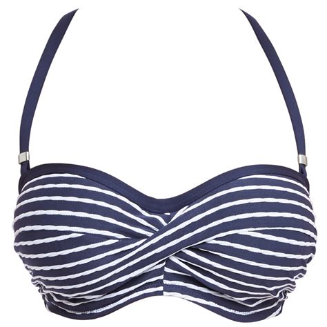 Fantasie San Remo Multiway Bandeau Bikini Top Ink Blue Fs6504ink