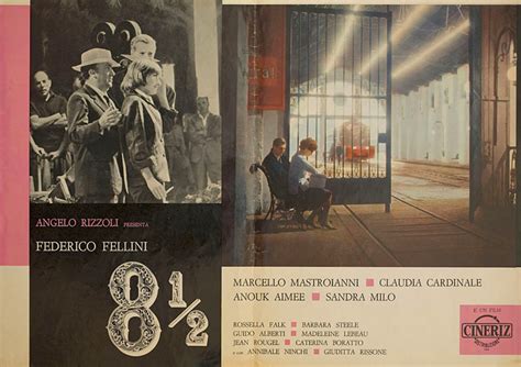 8 1 2 original 1963 italian fotobusta movie poster posteritati movie