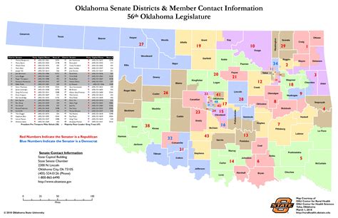 Oklahoma House District Map