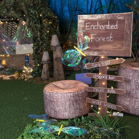 How To Make An Enchanted Forest Themed Learning Location Enchanted