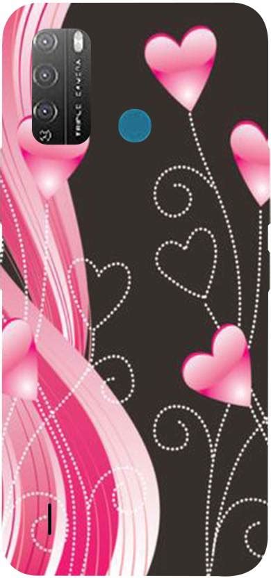 Everything Back Cover For Itel Vision 1 Pro Pink Love Print
