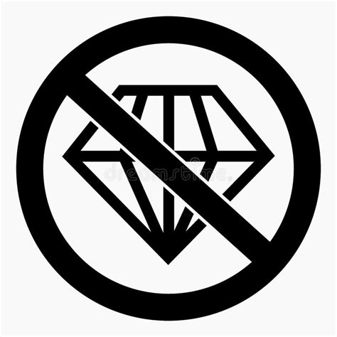 No Jewelry Sign Stock Illustrations 184 No Jewelry Sign Stock