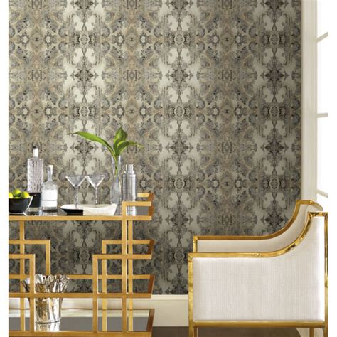 York Wallcoverings Simply Candice Ivory Inner Beauty Peel And Stick