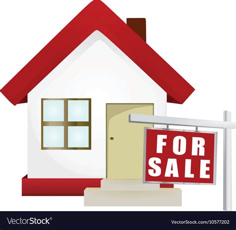 Home For Sale Icon Royalty Free Vector Image Vectorstock