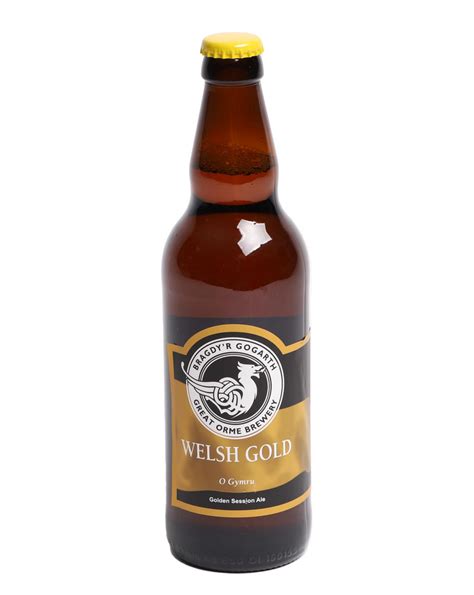 Great Orme Brewery Welsh Gold Ale Bottle 500ml British Local Craft