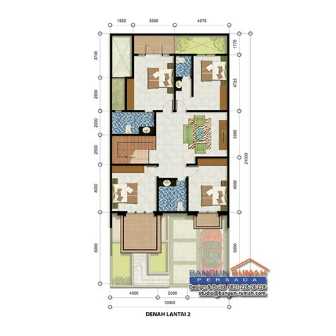 Gambar denah rumah minimalis 2 lantai terbaik 2016 lensarumahcom via lensarumah.com. NEW DENAH RUMAH LEBAR 8 METER PANJANG 10 METER