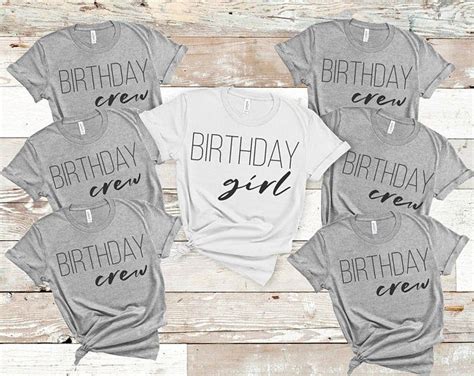 Birthday Group Shirts Birthday Party Shirts Birthday Shirt Etsy