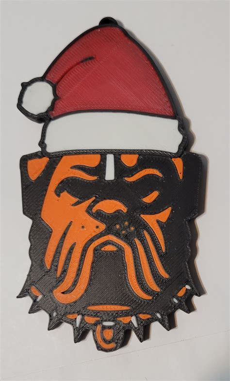 Cleveland Browns Christmas Ornament By Lckaley Makerworld