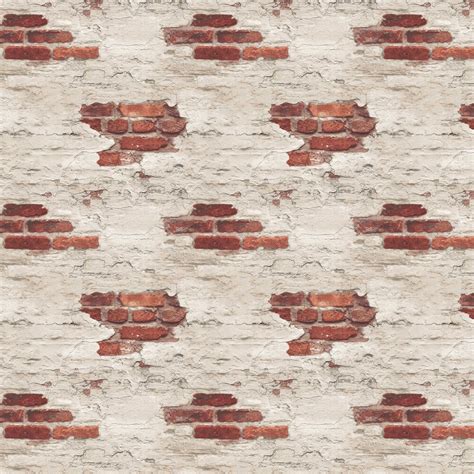 Distressed Brick By Galerie Red Brick Wallpaper Wallpaper Direct