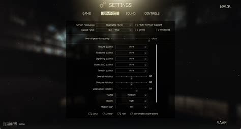 Pc Graphics Settings For Escape From Tarkov Revealed