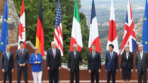 Trump Arrives For G7 Summit