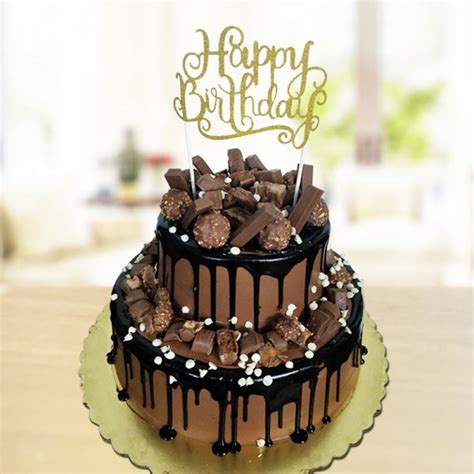 Send online number design cake to your love one's birthday and make him or her day special. Chocolate Delight- MyFlowerTree