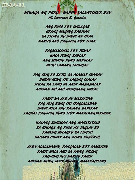 Makatang Pinoy Tagalog Poems