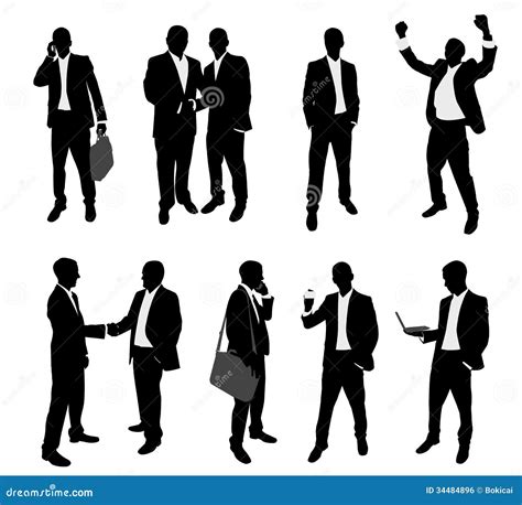 Business People Silhouettes Royalty Free Stock Image Image 34484896