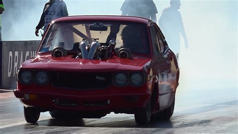 Twin Turbo V8 Rx3 Coupe Testing At Sydney Dragway 1572015 Youtube