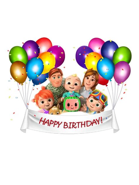 Scroll these kids birthday cakes and cupcakes i to find the perfect recipe. #freetoedit Cocomelon Inspired Birthday Theme #remixed ...