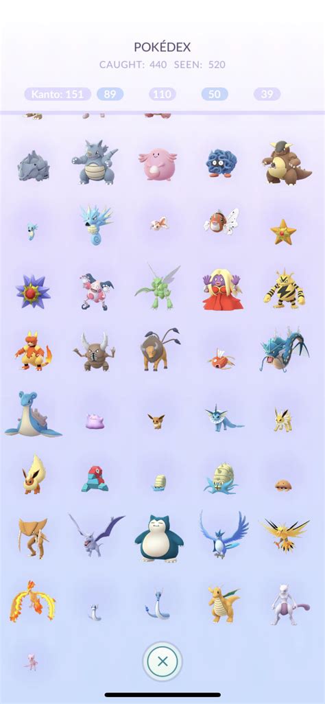 Finally Completed The Og 151 Pokemon Started On 2016 And Just Managed To Get Mewtwo Thanks To