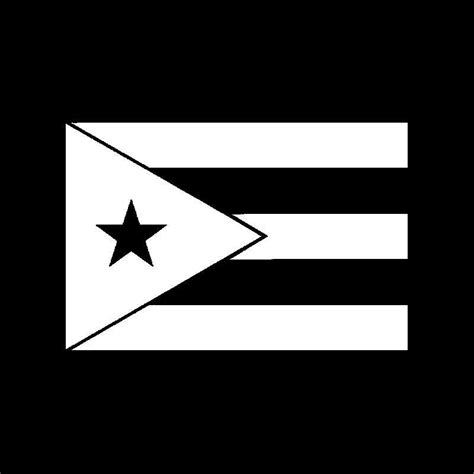 Puerto Rican Flag Decal