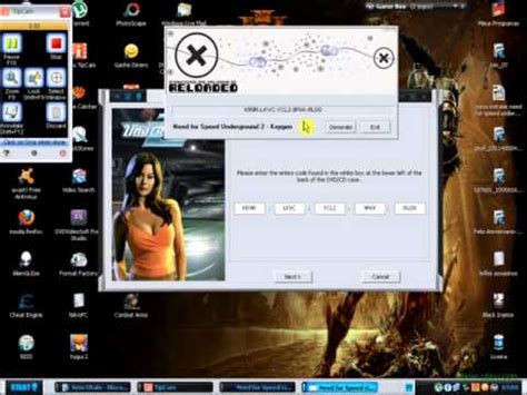 Enter the following codes without spaces at the press enter screen before loading a profile (not all work in career mode): Download Cheat Para Need For Speed Underground 2 Pc