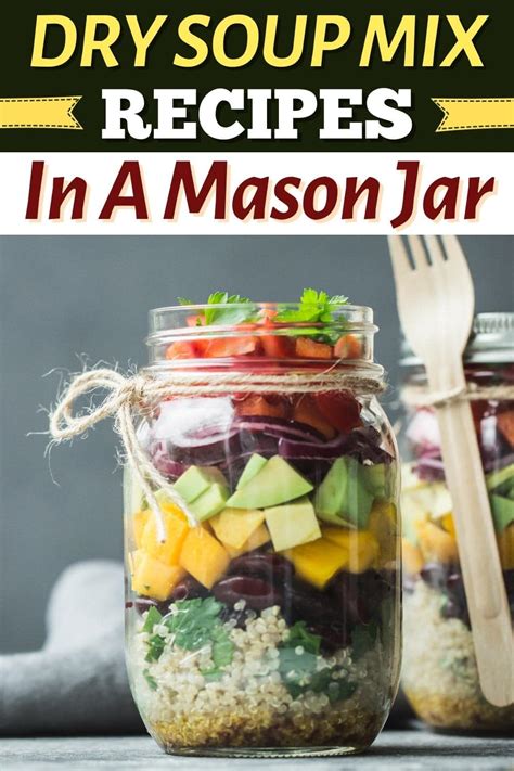 30 Homemade Dry Soup Mix Recipes In A Mason Jar Insanely Good