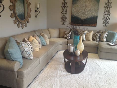 Most Popular Living Rooms With Taupe Sectional Sofas