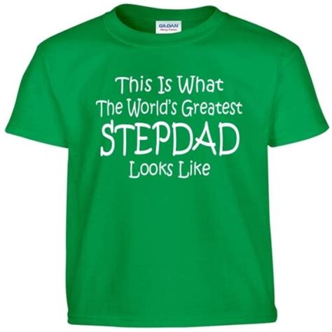 Worlds Greatest Stepdad T Shirt Fathers Day T Tee Funny T Shirt Ebay