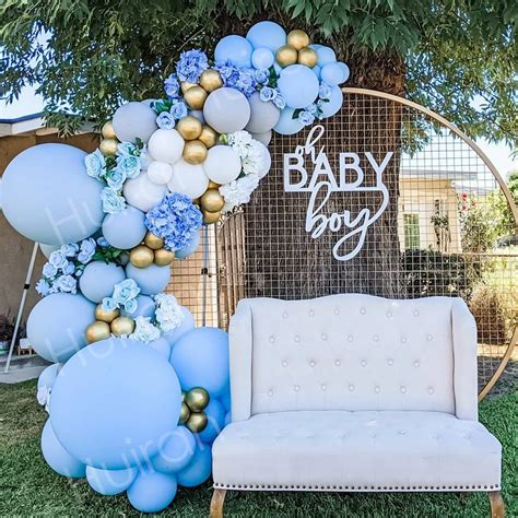 Blue Balloons Garland Kit Baloon Arch Balloon Baby Shower Decorations