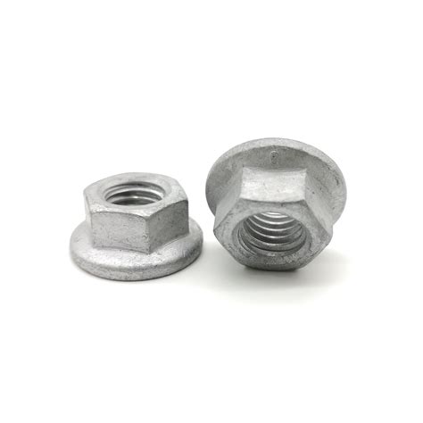 Iso4161 Metric Grade 8 Serrated Hex Flange Lock Nuts Geomet Steel