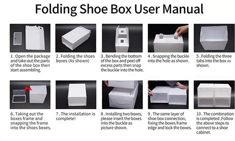 20 Pcs Shoe Storage Boxesclear Plastic Clamshell Shoebox Stackable Shoe Organizer Foldable