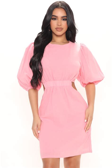 Izzy Mini Dress Pink Fashion Nova Dresses Fashion Nova