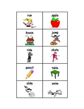 Examples of nouns, verbs, adjectives and adverbs. Noun/Verb Picture Sort by Miss Weiss' Firsties and ...