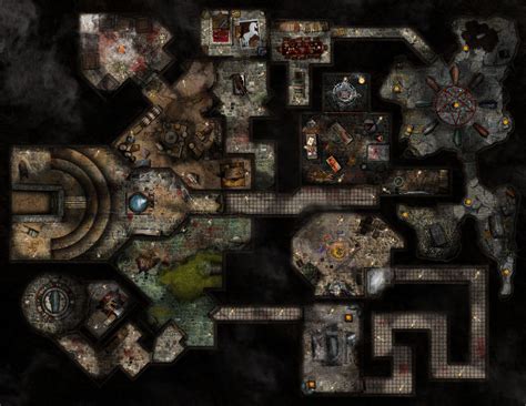 Dungeon Maps Tabletop Rpg Maps Fantasy Map