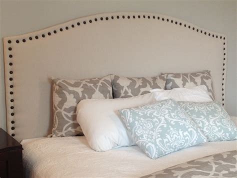 New Mamas Corner Diy Upholstered Headboard With Nail Head Trim The