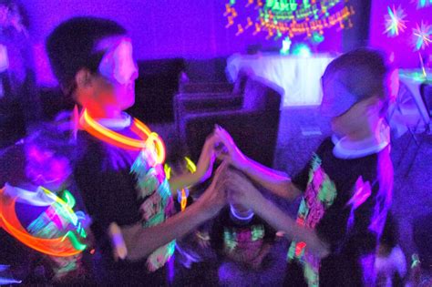 Threelittlebirds Neonglow In The Dark Birthday Party