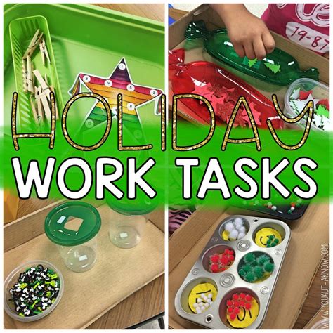 Holiday Task Boxes You Aut A Know Task Boxes Work Task Christmas