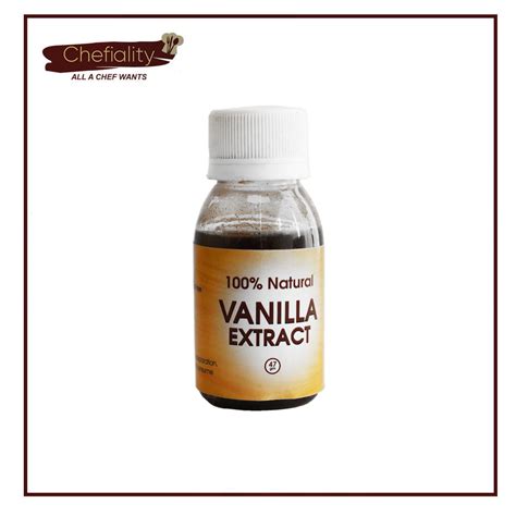 Vanilla Natural Extract Chefiality All A Chef Wants