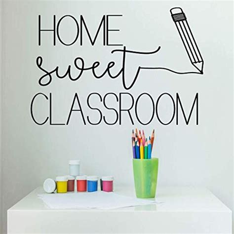 Classroom Decoration ‘home Sweet Classroom And Pencil Silhouette