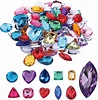 Self Adhesive Craft Jewels Jumbo Bling Crystal Gem Stickers Assorted ...