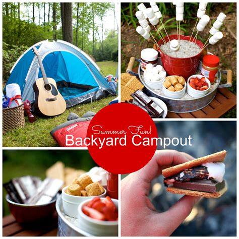 Party Theme Backyard Camping Party — Martie Duncan