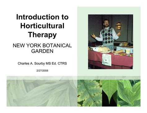 Calaméo Introduction To Horticultural Therapy New York Botanical Garden